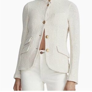 NWOT Rag & Bone Slade Cream Jacket Size 8 (fits more like a size 6)